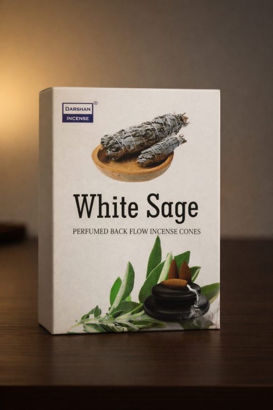 Beyaz adaçayı aromalı geri akış tütsüsü