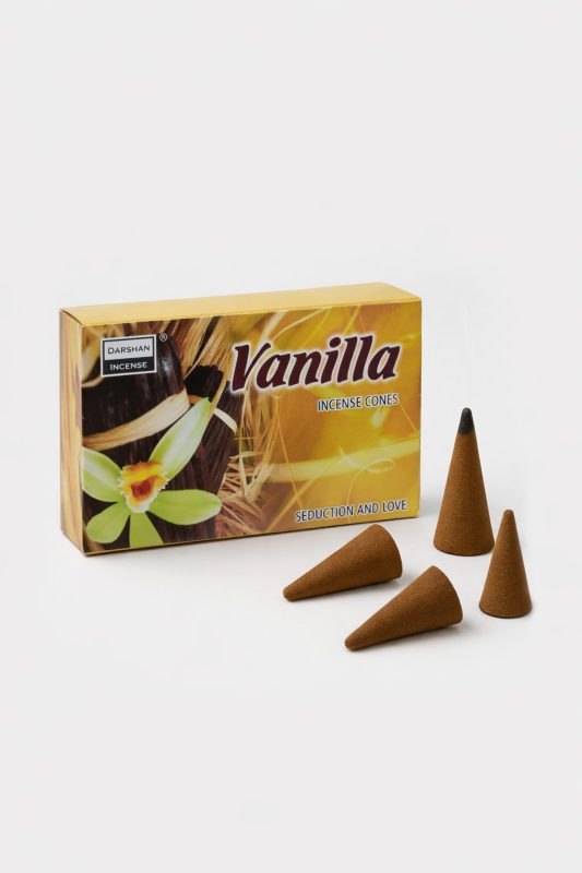 Vanilya aromalı konik tütsü